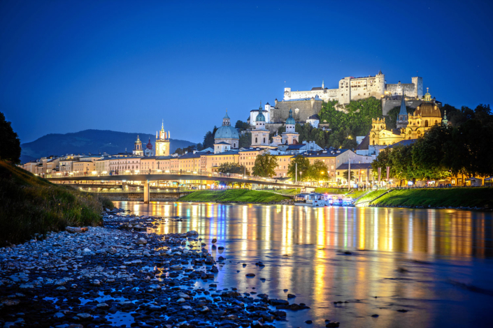 Salzburg bei Nacht